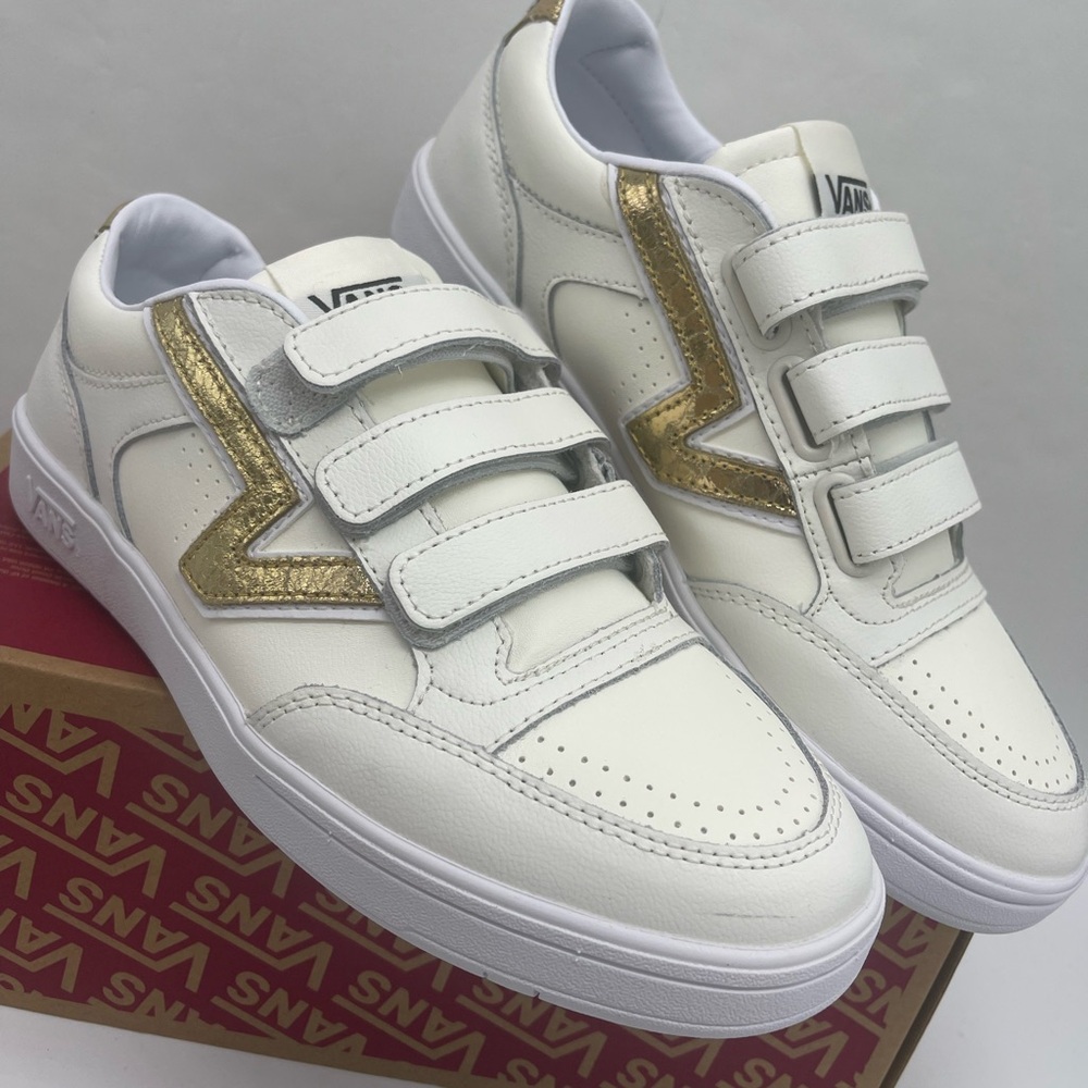Vans WMNS Lowland Cc Velcro (Metallic V) Marshmallow/Gold Sneakers 
VN0A5DY89QT - Picture 7 of 16